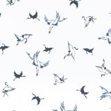 Satin Cigogne Fond Blanc - Ribes y Casals