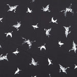 Satin Cigogne Fond Noir - Ribes y Casals
