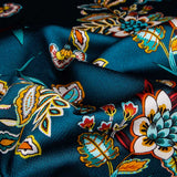 Satin Crêpe Aquamarine - Ribes y Casals