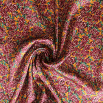 Satin Crétonne Retro Grenat - Ribes y Casals