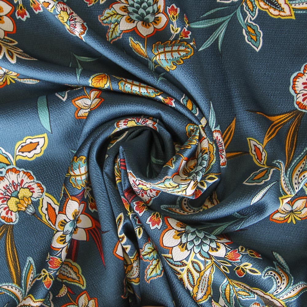 Satin Dehli Aigue-Marine - Ribes y Casals