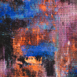 Satin Polyester Abstrait Orange - Ribes y Casals