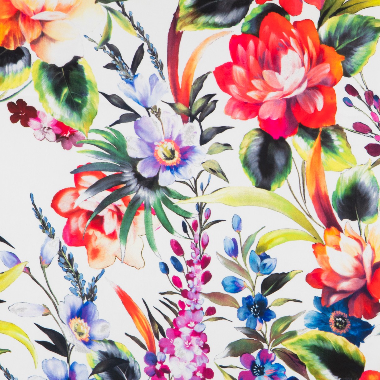 Satin Polyester Tropical Blanc - Ribes y Casals