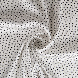 Viscose A Pois Noirs - Ribes y Casals