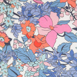 Denim Imprimé Satiné Fleuri - Ribes y Casals