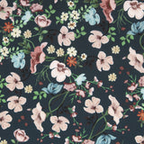 Satin Fleur Indienne Vert - Ribes y Casals