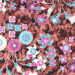 Satin Malaisie Fleur Brique - Ribes y Casals