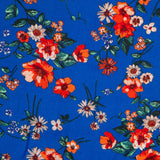 Satin Floral Asia Bleu - Ribes y Casals