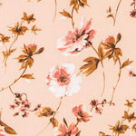 Satin Floral Impact Noir - Ribes y Casals