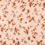 Satin Floral Impact Noir - Ribes y Casals