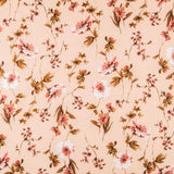 Satin Floral Impact Noir - Ribes y Casals