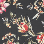 Satin Floral Noir - Ribes y Casals