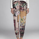 Floral Satin Winter Brown - Ribes y Casals