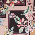 Floral Satin Winter Brown - Ribes y Casals