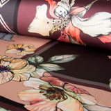 Floral Satin Winter Brown - Ribes y Casals
