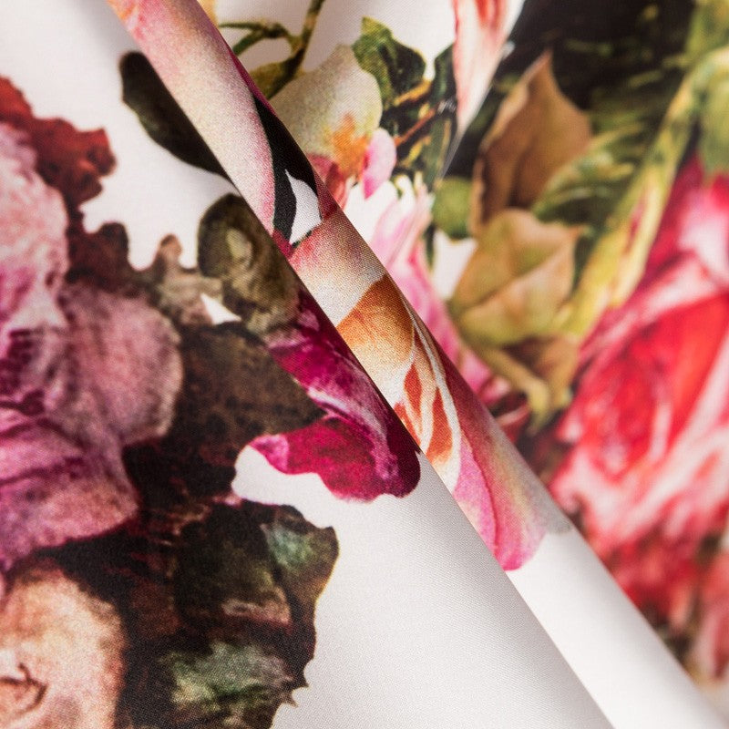 Satin Kimono Cretonne Blanc - Ribes y Casals