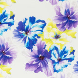 Satin Kimono Fleur Citron Vert - Ribes y Casals