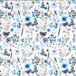 Satin Kimono Summer Bleu - Ribes y Casals