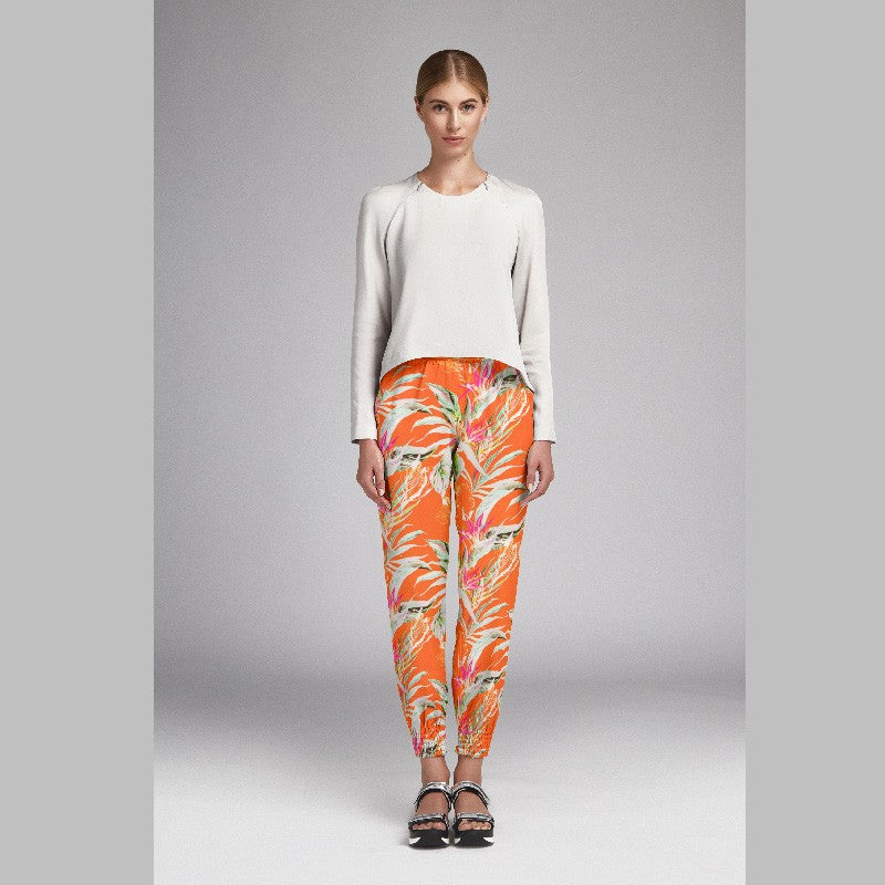 Satin Kimono Tropical Orange - Ribes y Casals