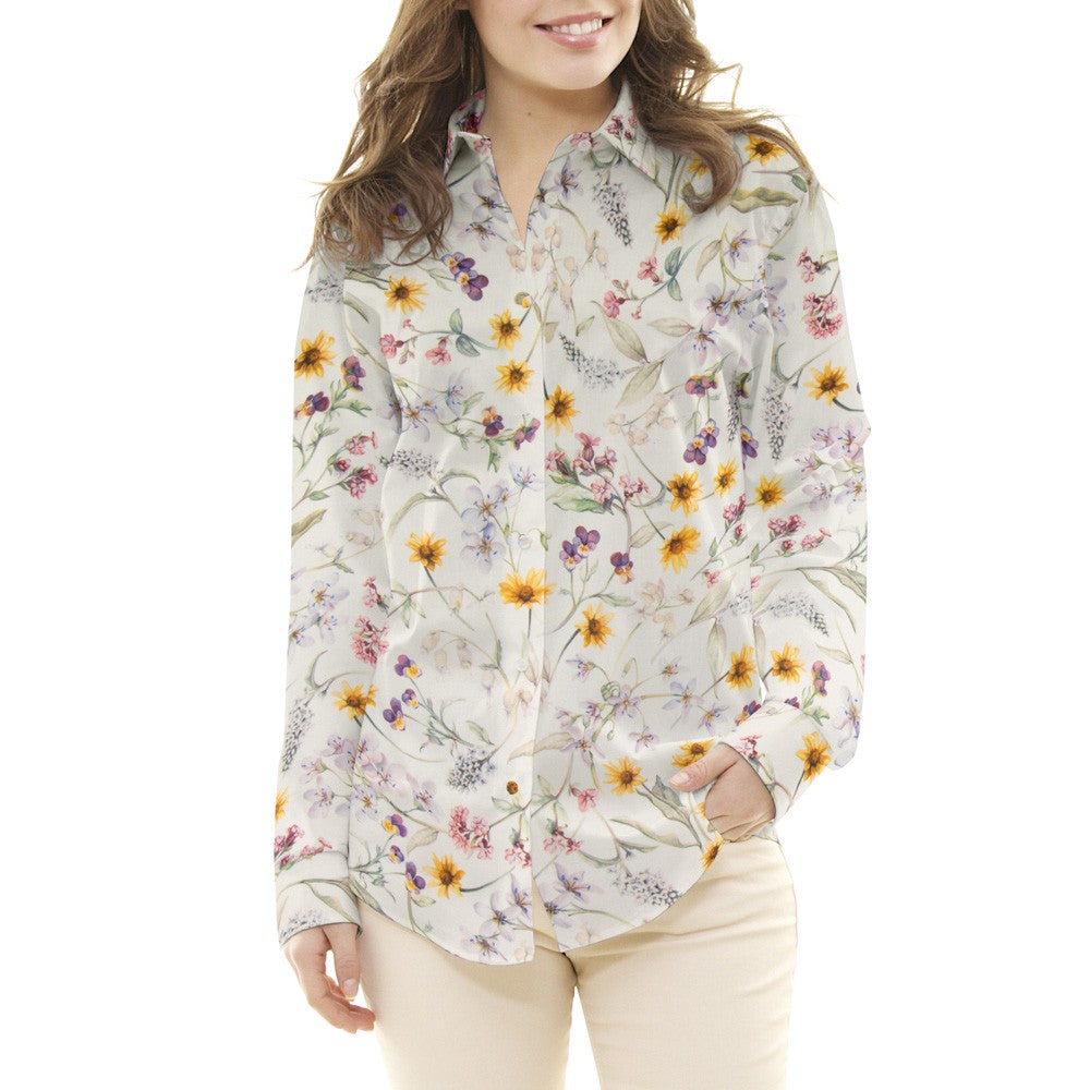 Satin Liberty London Forest Écru - Ribes y Casals