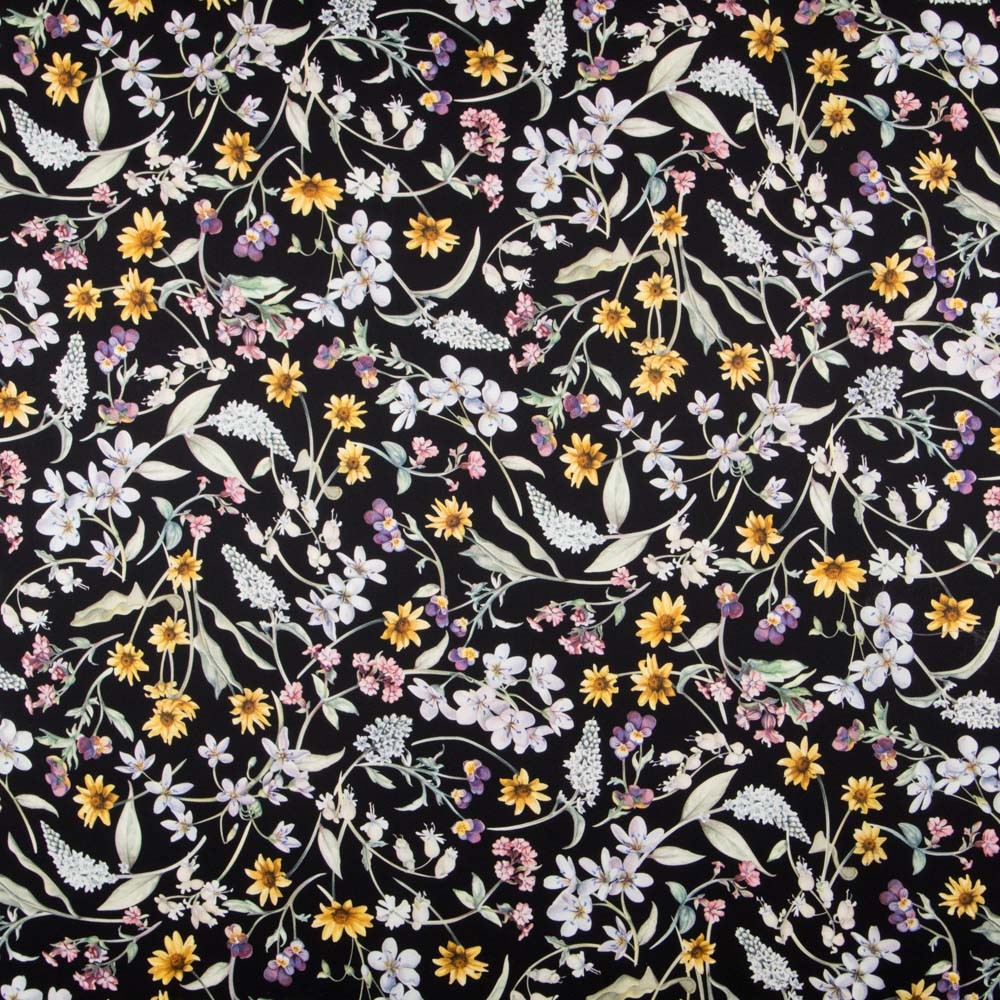 Satin Liberty London Forest Black - Ribes y Casals