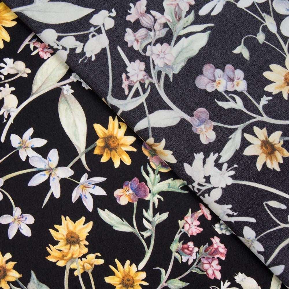 Satin Liberty London Forest Black - Ribes y Casals