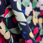 Satin Liberty London Petals Fuchsia - Ribes y Casals