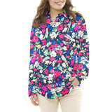 Satin Liberty London Petals Fuchsia - Ribes y Casals