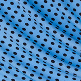 Satin Pois Bleu Ciel - Ribes y Casals