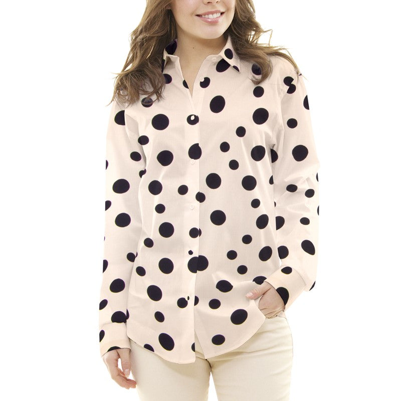 Satin Pois Crème - Ribes y Casals