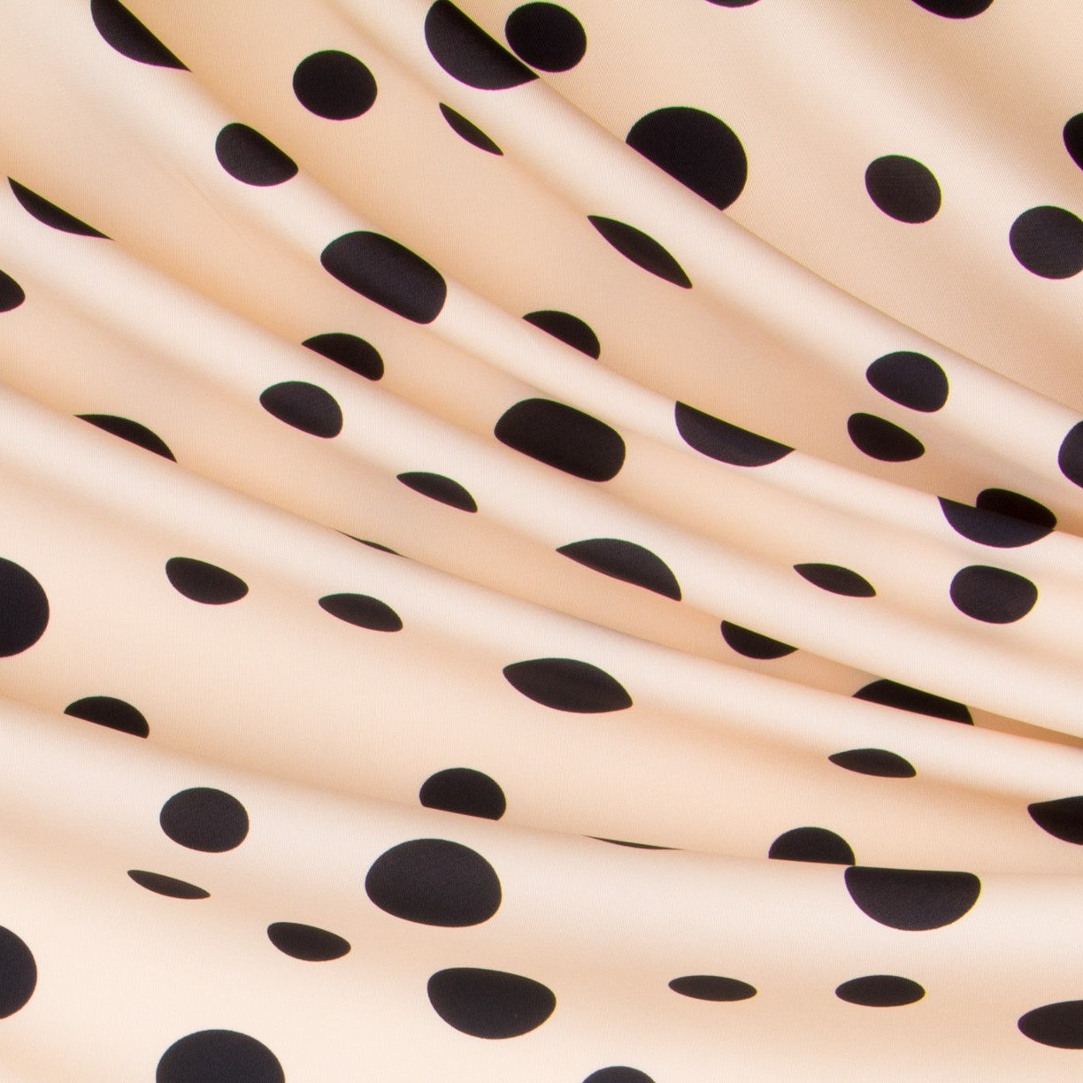 Satin Pois Crème - Ribes y Casals