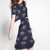 Satin Manila Bleu Marine - Ribes y Casals