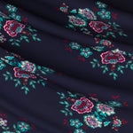 Satin Manila Bleu Marine - Ribes y Casals