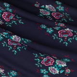 Satin Manila Bleu Marine - Ribes y Casals