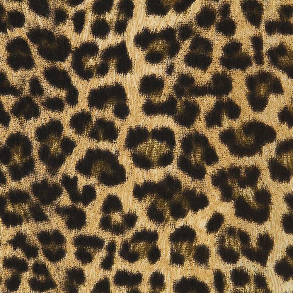 Satin Matt Leopard Camel - Ribes y Casals