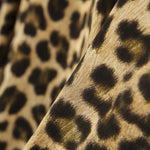 Satin Matt Leopard Camel - Ribes y Casals