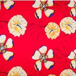 Satin Hibiscus Rouge Fashion - Ribes y Casals