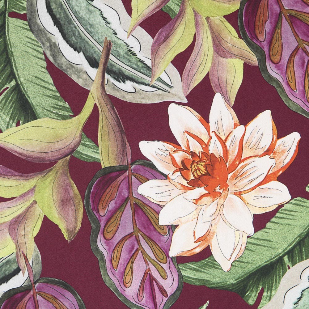 Mode Satin Nénuphar Bordeaux - Ribes y Casals