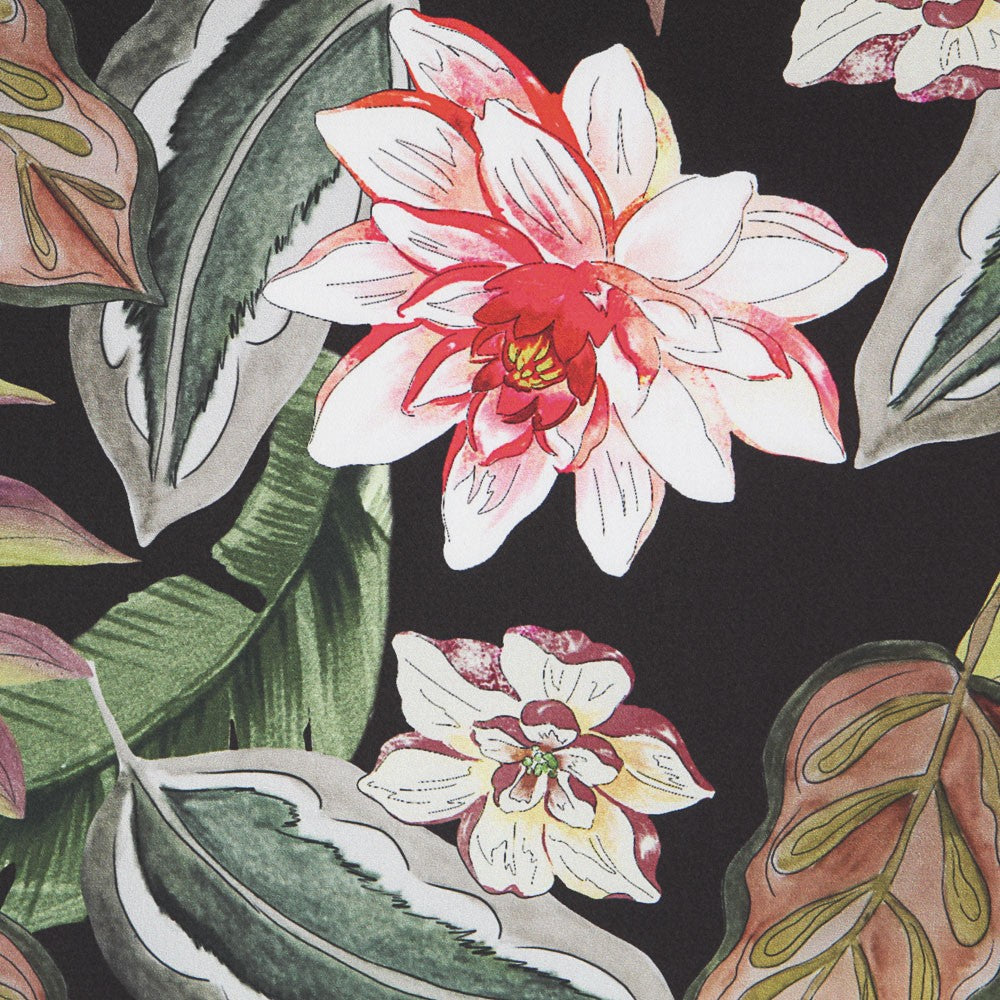 Satin Mode Noir Nénuphar - Ribes y Casals