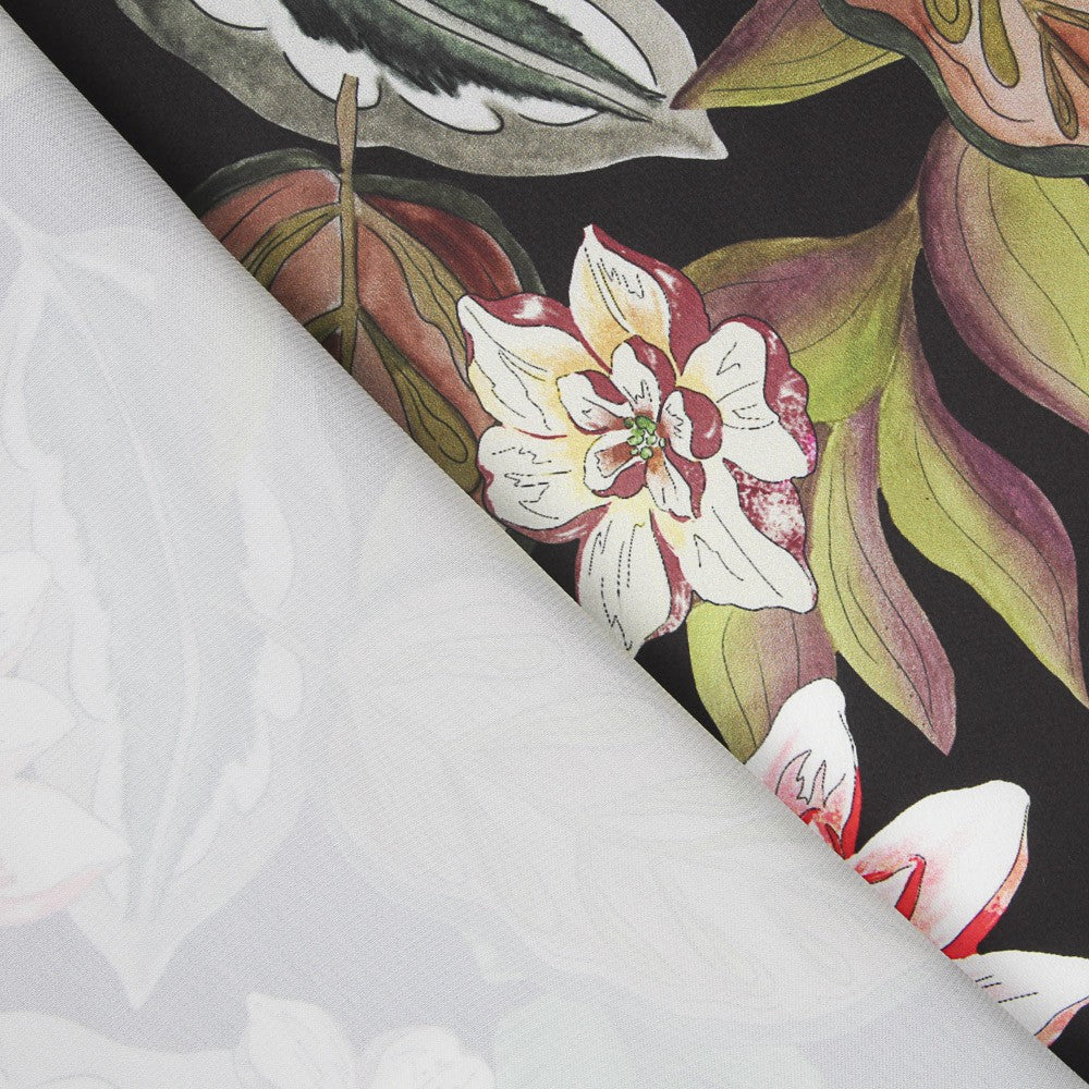 Satin Mode Noir Nénuphar - Ribes y Casals