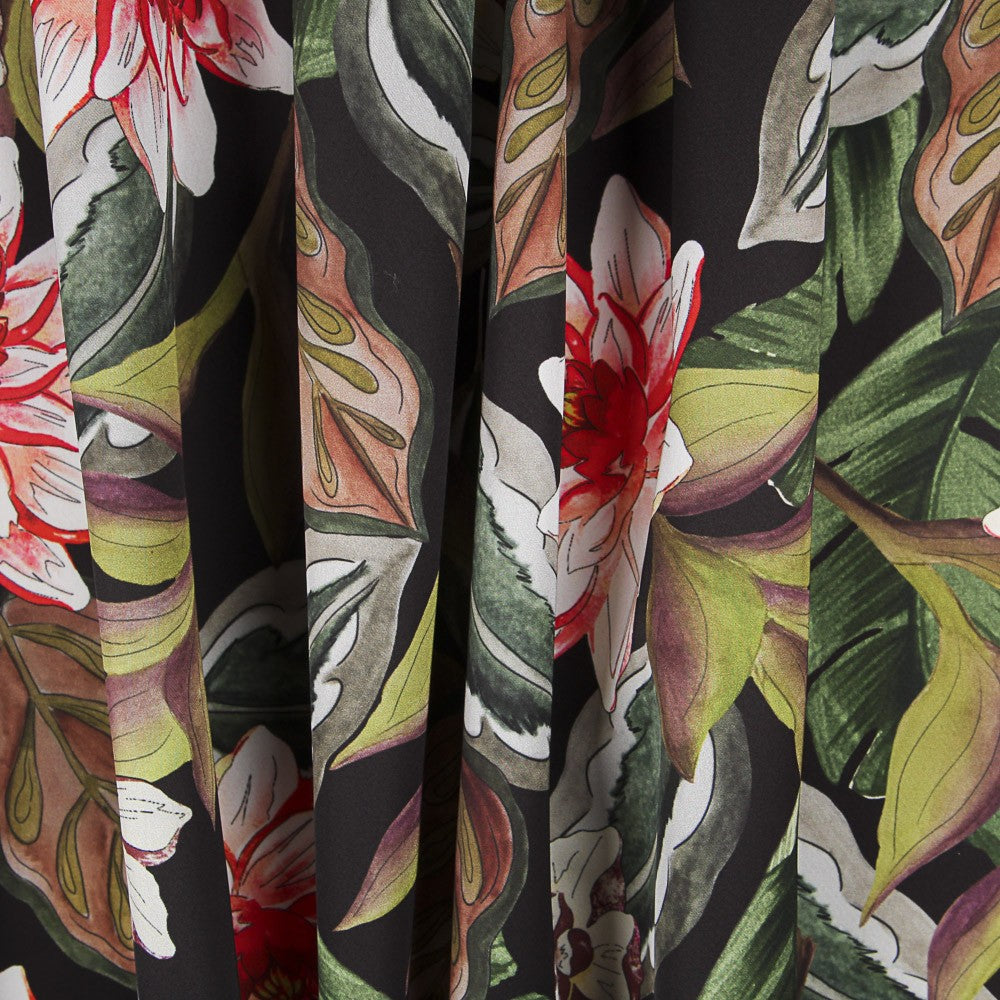 Satin Mode Noir Nénuphar - Ribes y Casals