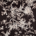 Tissu Satin Noir Jungle - Ribes y Casals