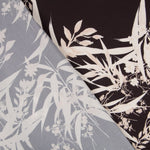 Tissu Satin Noir Jungle - Ribes y Casals