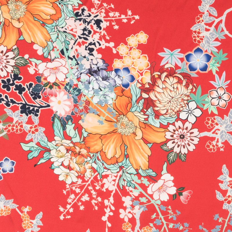 Satin Polyestrer Tropiqual Blanc - Ribes y Casals