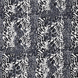 Satin Polyester Leopard Gris - Ribes y Casals
