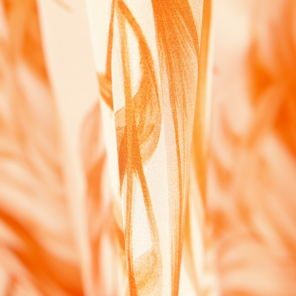 Satin Polyester Jungle Orange - Ribes y Casals