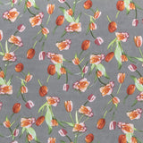 Satin Polyester Tulipe Gris - Ribes y Casals