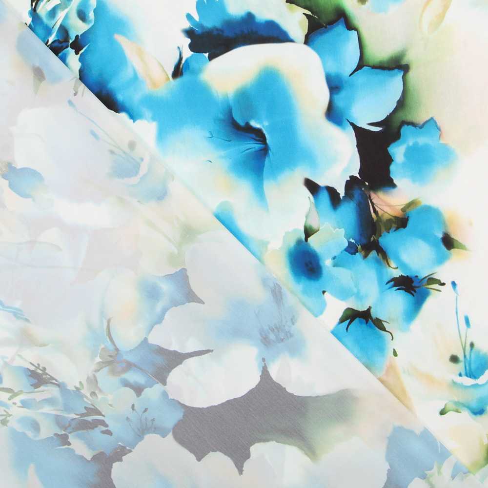 Satin Printemps Bleu - Ribes y Casals