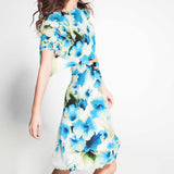 Satin Printemps Bleu - Ribes y Casals