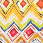 Satin De Soie Italienne Jaune Ethnique - Ribes y Casals